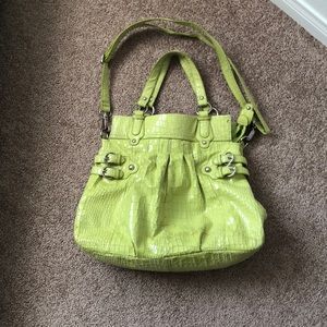 Lime green purse